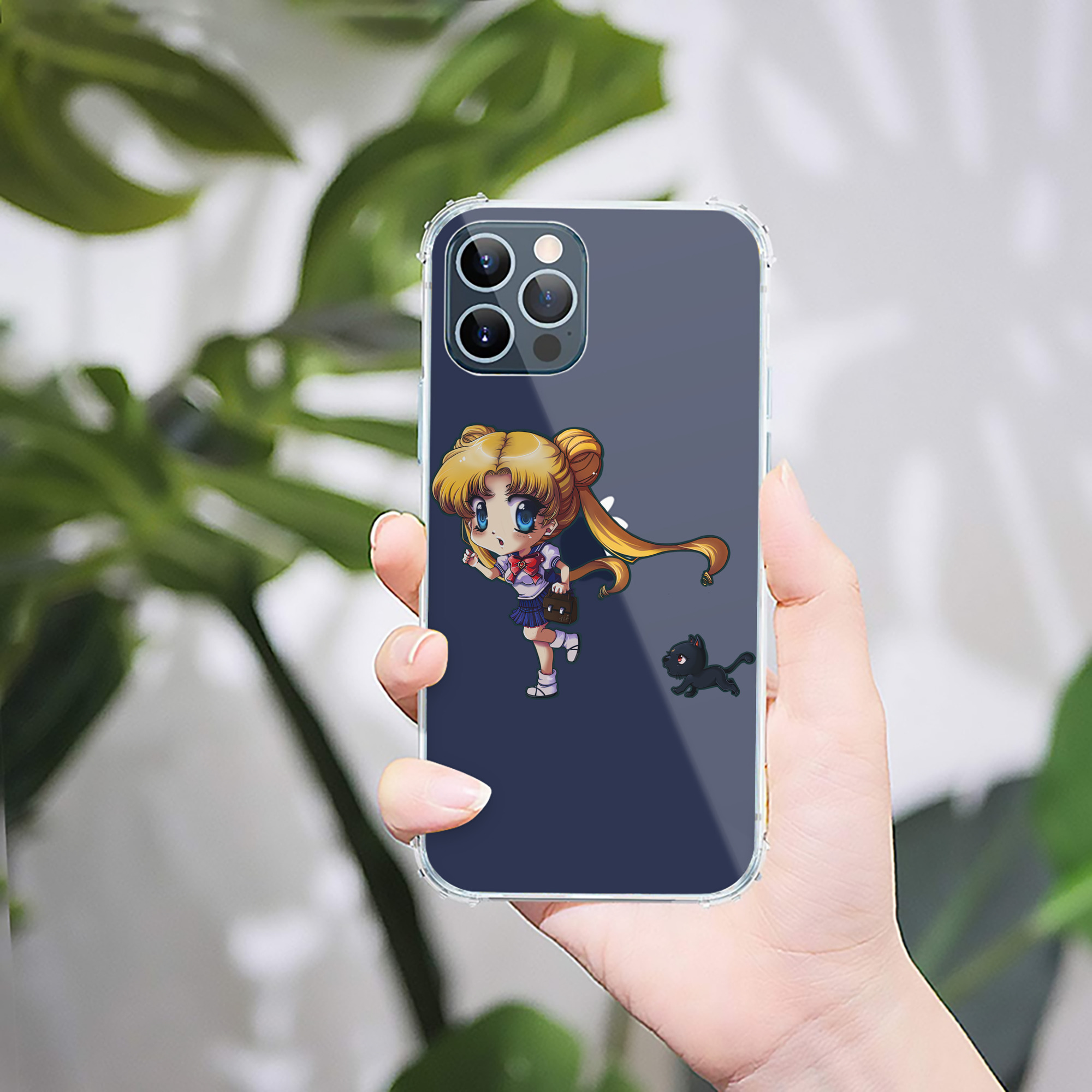 （画像用） 美少女戦士セーラームーン 愛野 美奈子 あいの みなこ Sailor Moon Aino Minako 【iPhone 12シリーズ対応】透明スマホケース（クリアソフトケース）